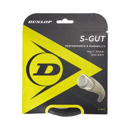 Corde Da Tennis Dunlop D TAC S-GUT BLK 16G SET 1PC